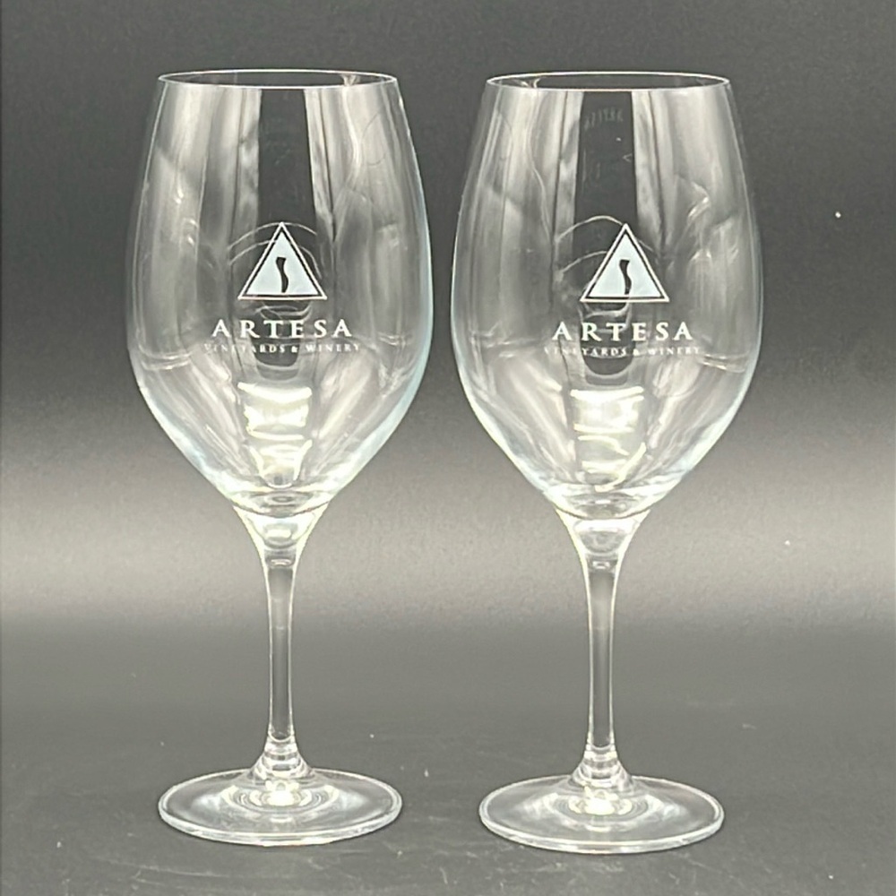 Ravenscroft Crystal Red Wine Glasses from Artesa Vineyard in Napa (Set of 2)​